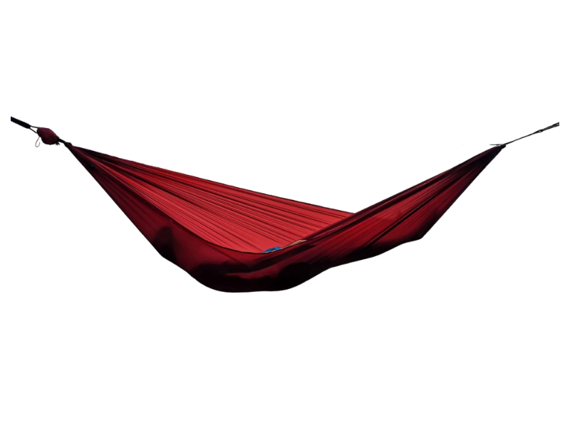 Lightweight tourist hammock - cherry(Rubin)