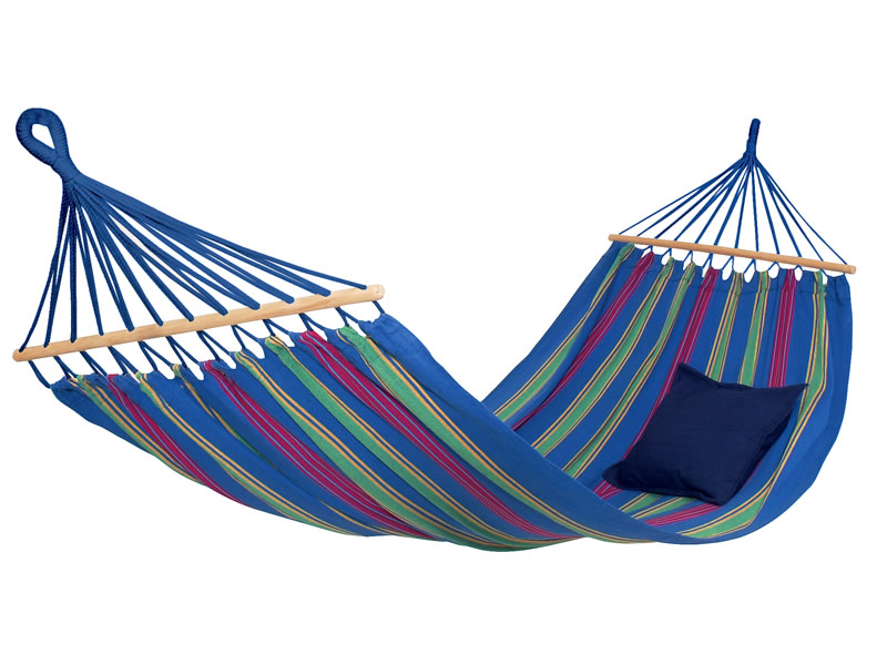 Hammock with spreader bars - blue(Juniper)