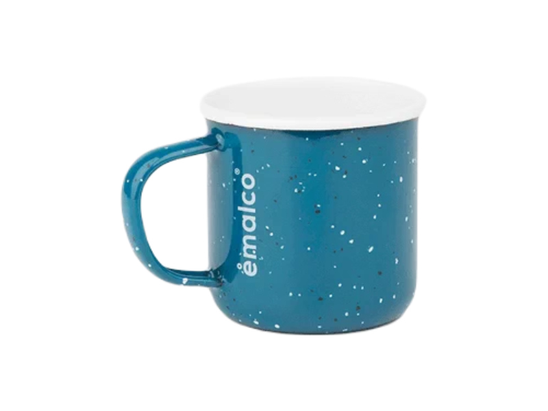 Enamel mug - blue-white(09)