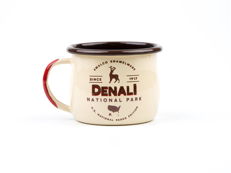 Tasse en émail - crème(Denali)