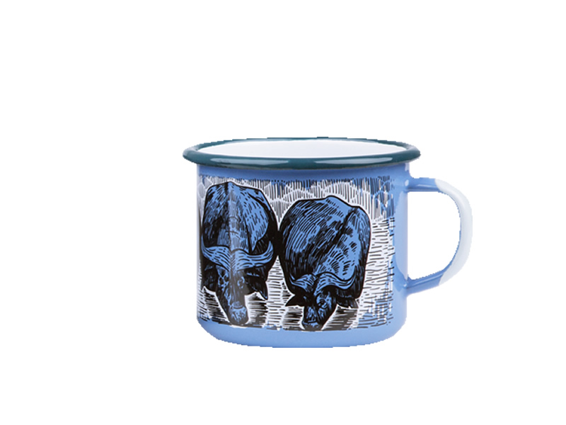 Enamel mug - blue(Sky Blue)