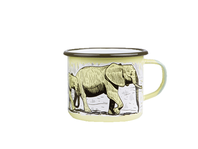 Enamel mug - green(Pale Green)