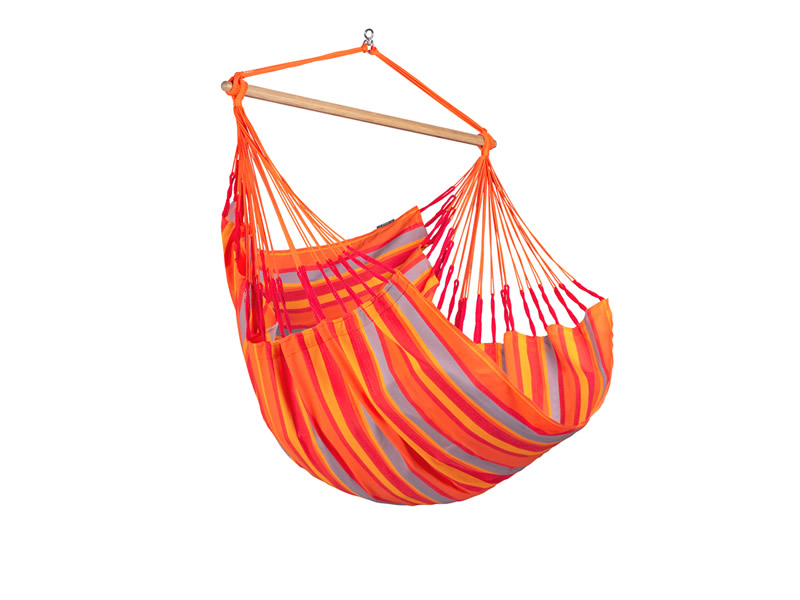 Hammock deckchairs Domingo L180 - red-orange(28)