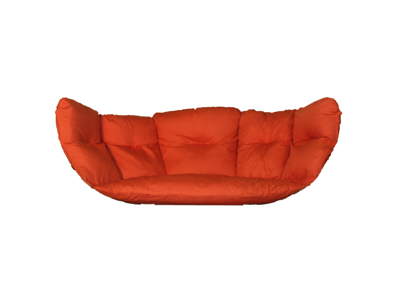 Un grand coussin pour un fauteuil deux places - rouge(02)