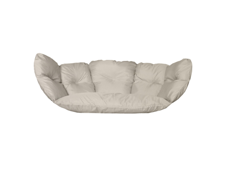 Un grand coussin pour un fauteuil deux places - crème(03)